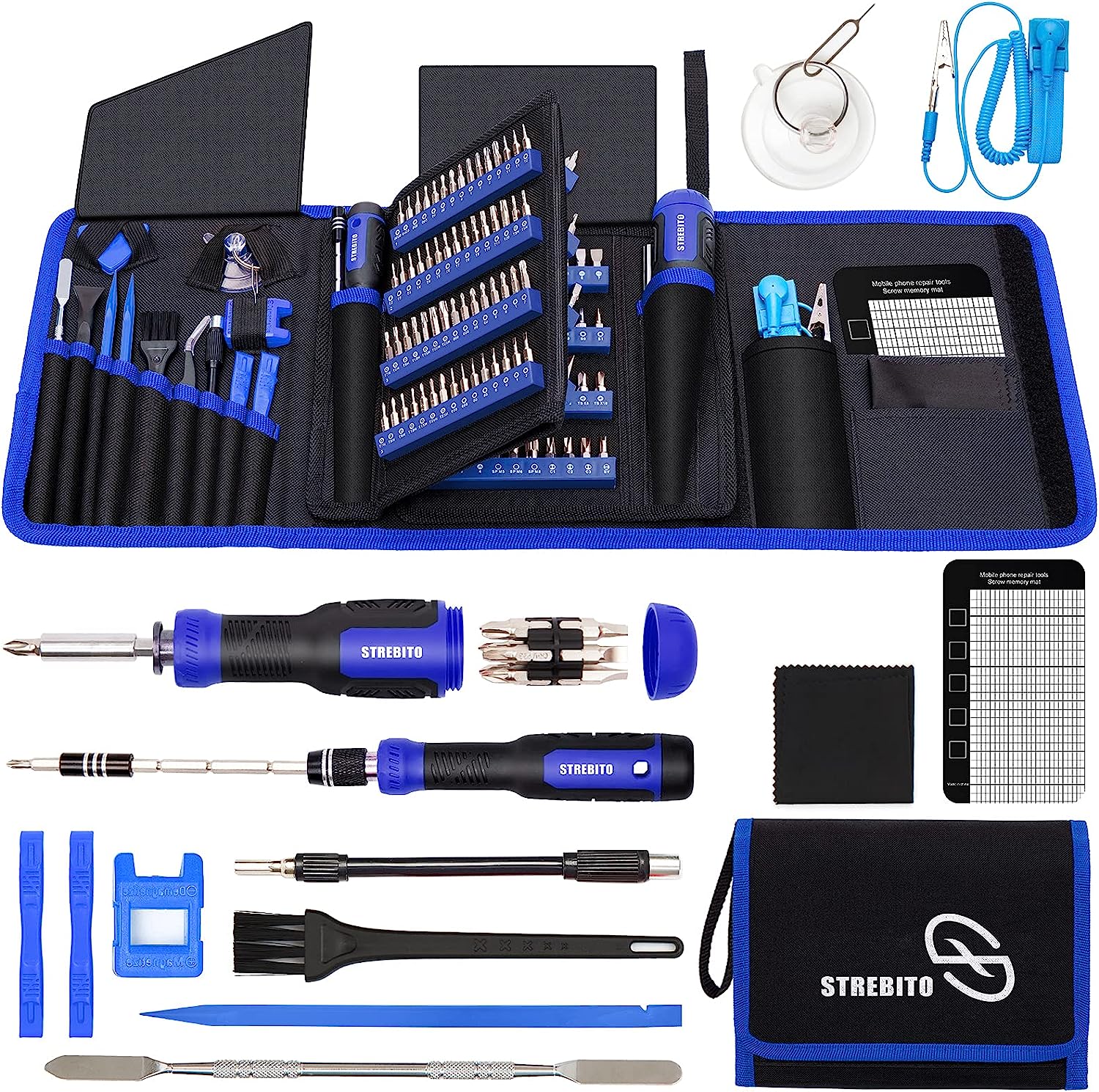 Precision Screwdriver Set Multi Bit Repair Tool Kit Magnetic Nut Driver  Screw Driversets i fix it pro tech juego de destornilladores kline klien  electronic computer PC building laptop cell phone console controller